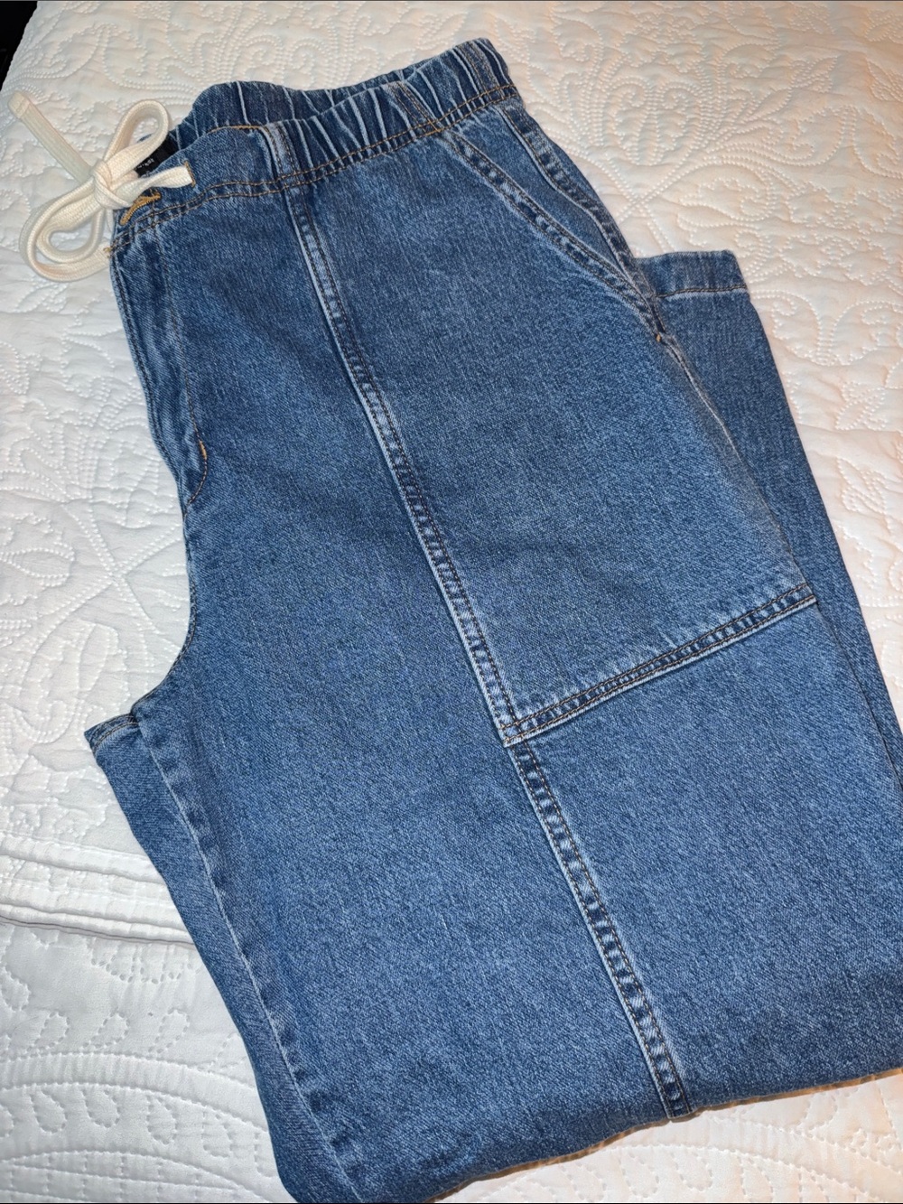 Banana Republic Outlet Tie Elastic Waist Jeans